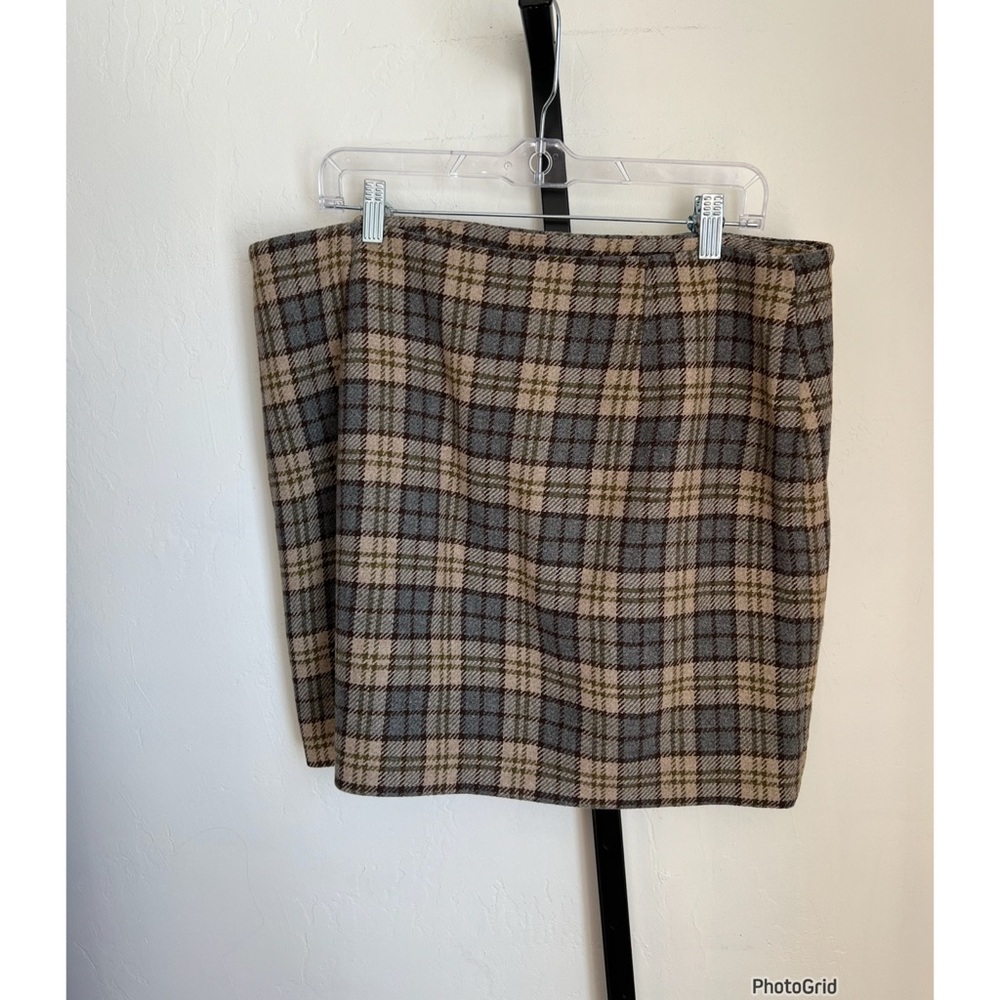 Sezane Peter Wool Houndstooth Mini Skirt Size 46 / US 14 - Picture 3 of 3